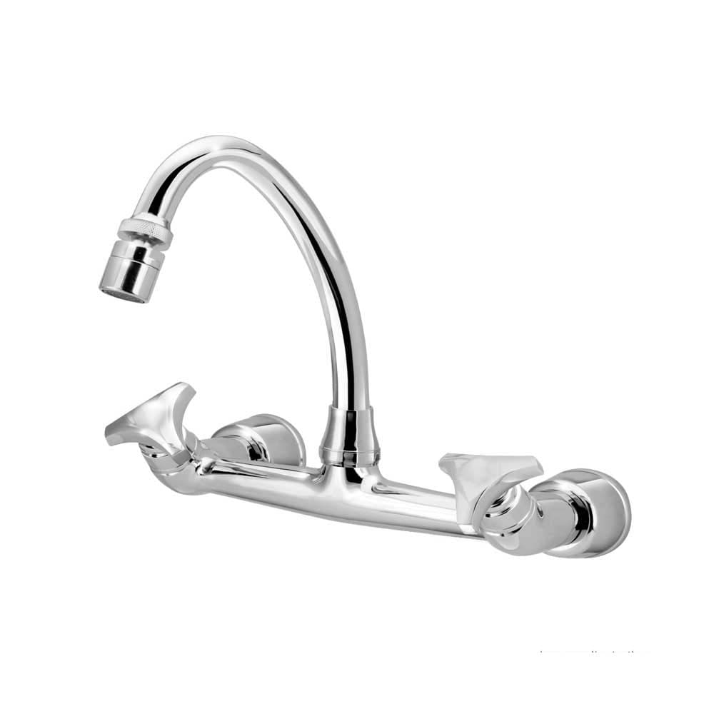 Cooktop na cozinha: dicas de instalação 11 Misturador de parede para cozinha Treviso 1 4 1 2 com articulador Forusi