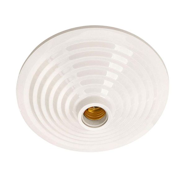 Plafon MC 1 Lâmpada E27 60W Branco Pavilonis