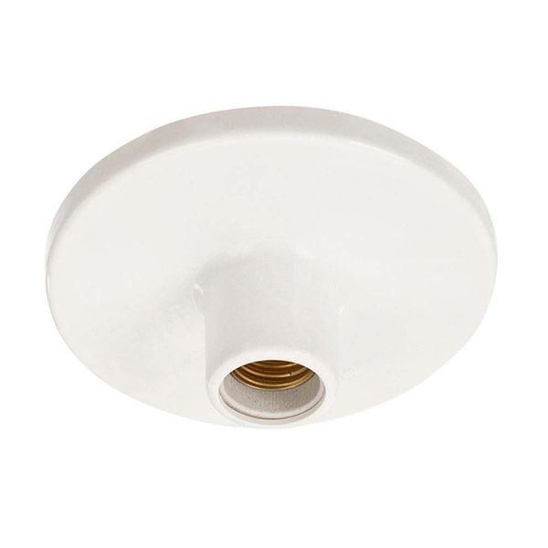 Plafonier PLG 1 Lâmpada E27 60W Branco Pavilonis