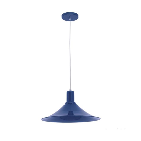 Pendente Raiden para 1 lâmpada E27 azul Auremar