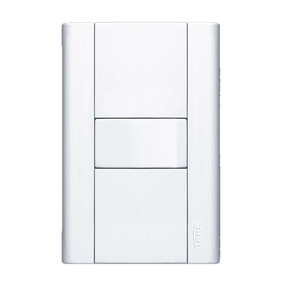 Conheça os principais tipos de tomadas e interruptores e saiba como escolher 11 Interruptor paralelo Modulare com placa Fame