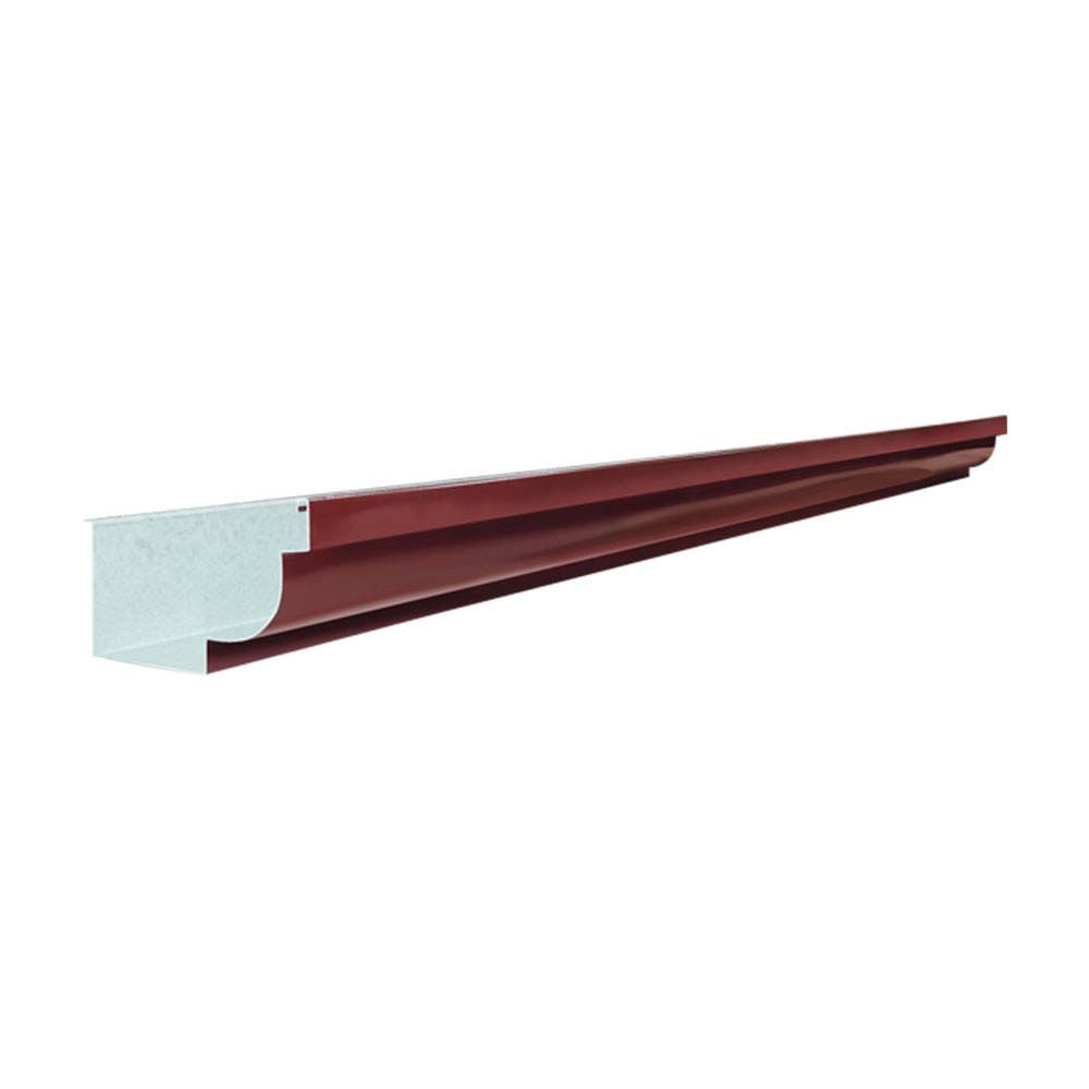 Como escolher calhas de chuva? Saiba o que levar em consideração 25 Calha Moldura 28x300cm marrom Calhaforte