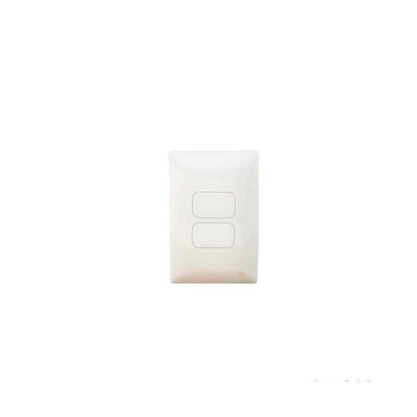Interruptor One Touch 4x2 PAD simples duplo branco ON