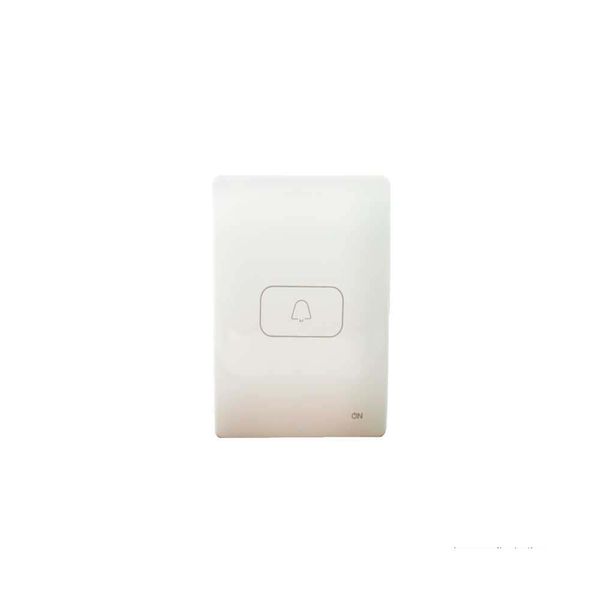 Interruptor One Touch 4x2 campainha branco ON