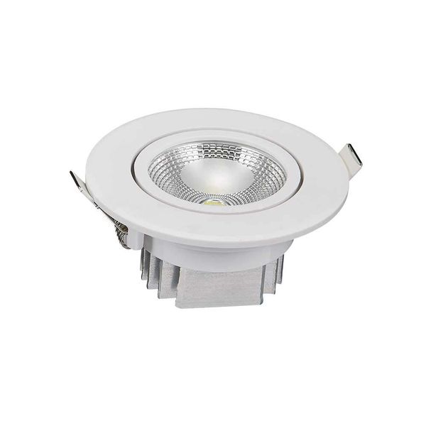 Spot de embutir redondo LED 5W 6500K branco Ecoforce