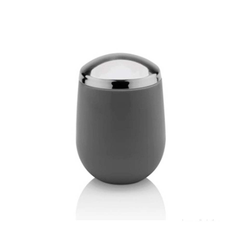 Porta algodão para bancada chumbo Cromo Belly OU (7897386787846)