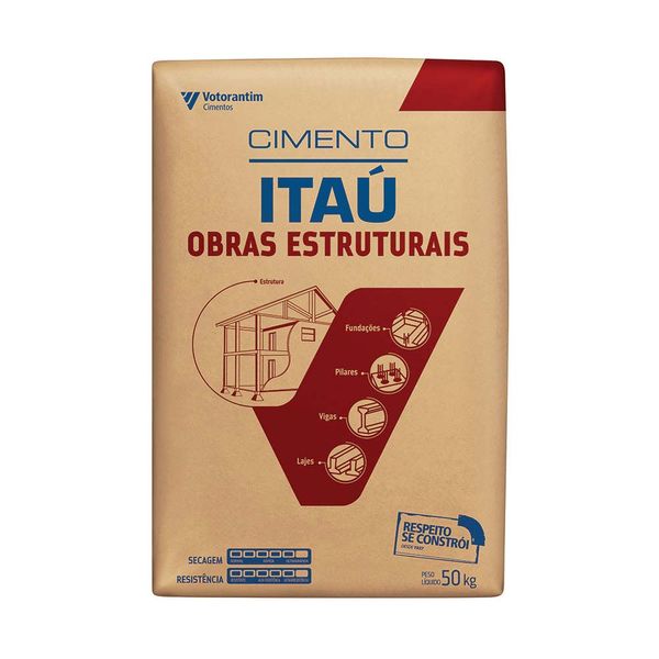 Cimento Itau Ensacado Obras Estruturais 50Kg