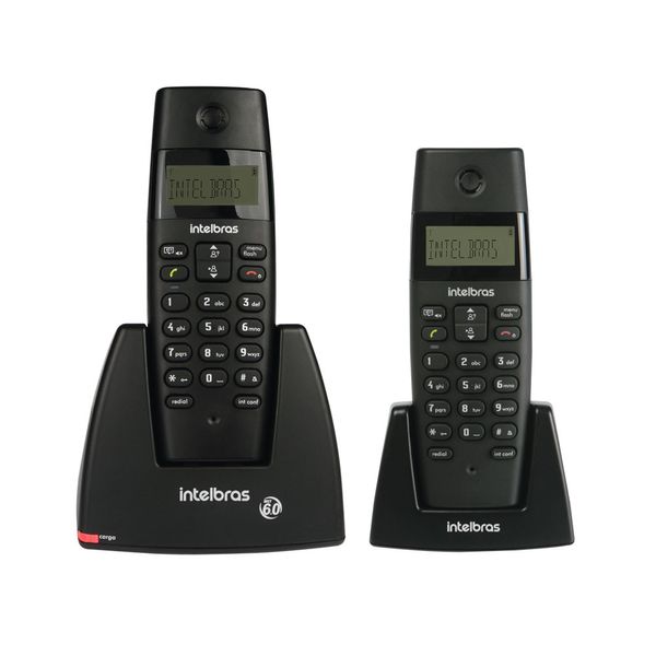 Telefone Sem Fio Digital TS 40 C Preto Intelbras