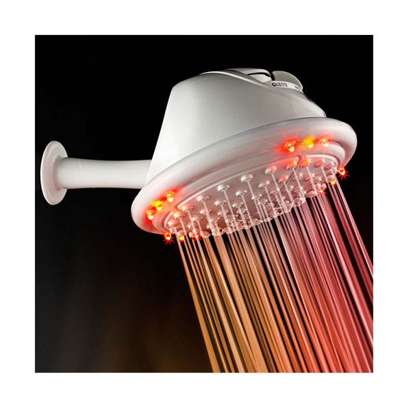 Chuveiro elétrico Hiper Ducha Color VM / AM 220V 6800W branco Cardal
