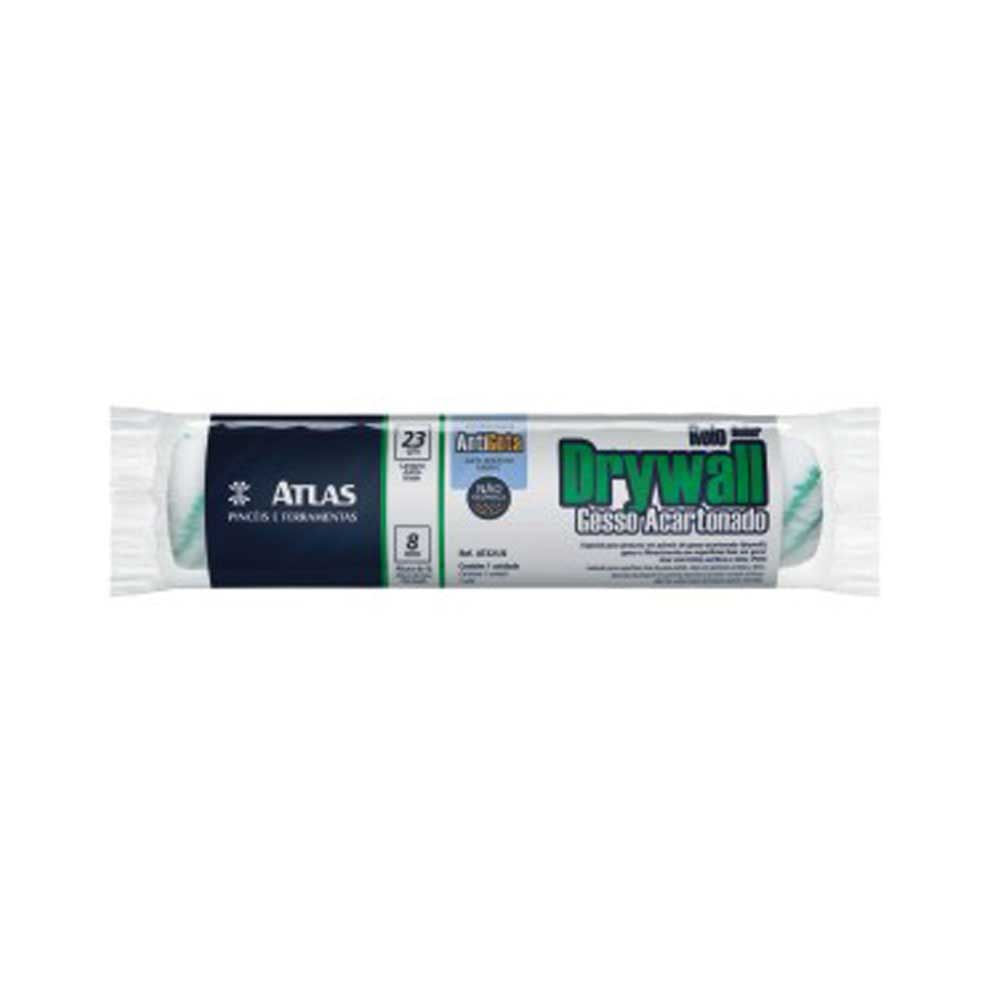 Rolo para pintura Drywall 23cm Atlas