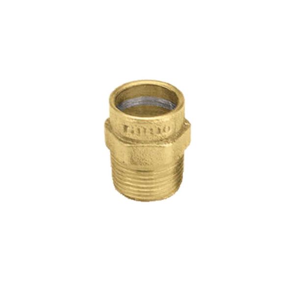 Conector latão com solda 3/4" Ramo