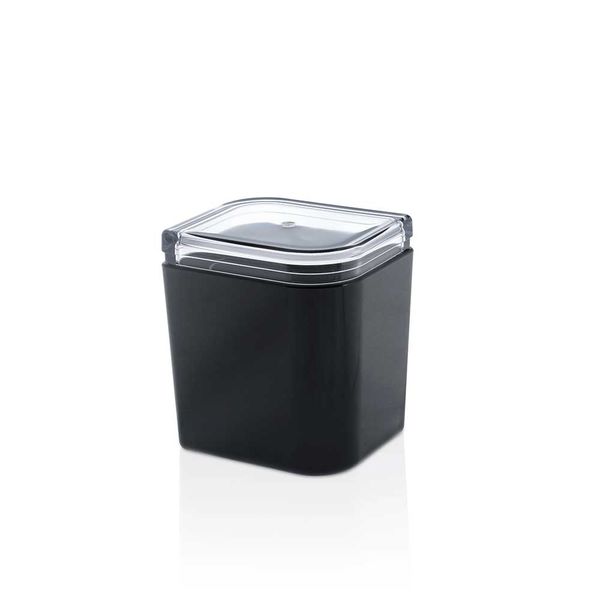 Porta algodão Pétala preto OU
