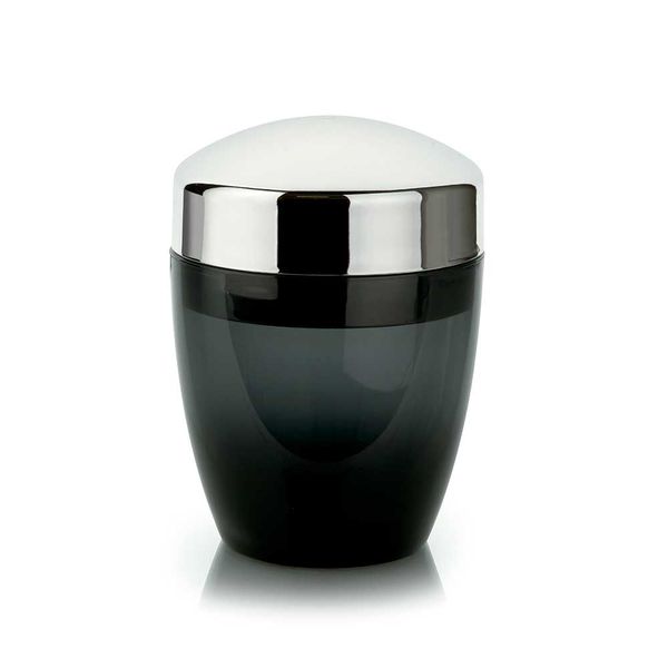 Porta algodão Cromo Vitra fumê OU