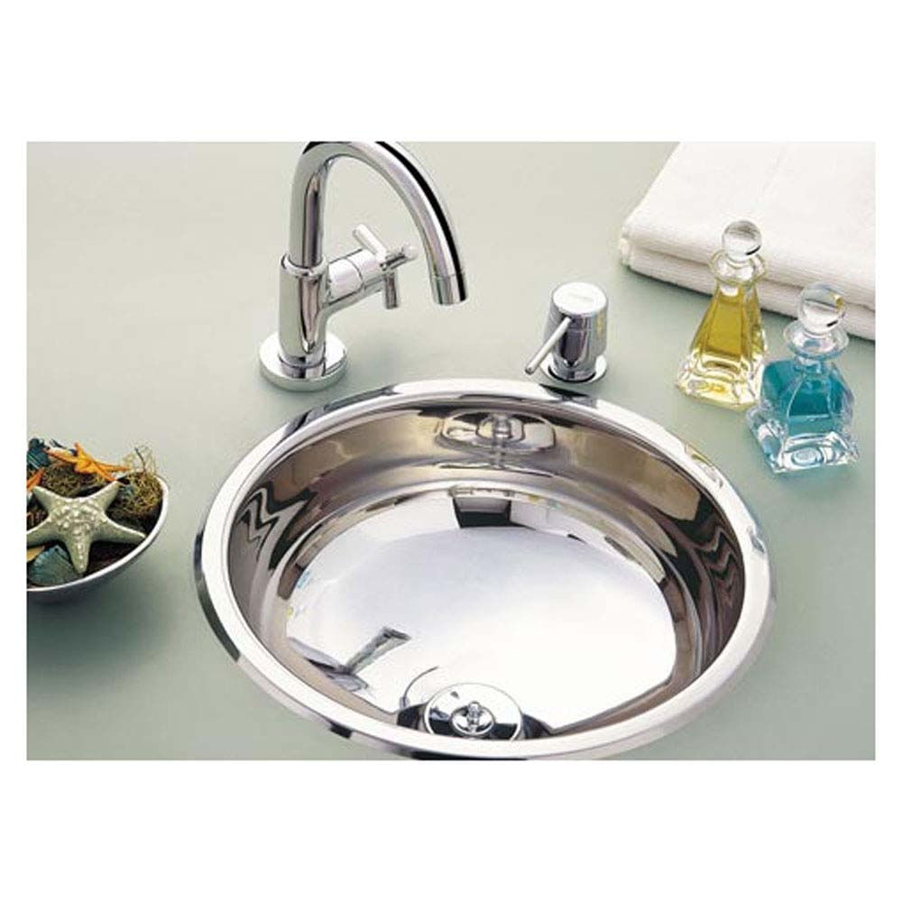 8 dicas e ideias para decorar o lavabo 17 Cuba de inox para lavabo redonda 25 cm 10061 Franke