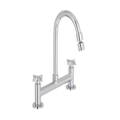 Misturador para cozinha Flex 1256.C20 DN15 mesa bica movel cromado Deca