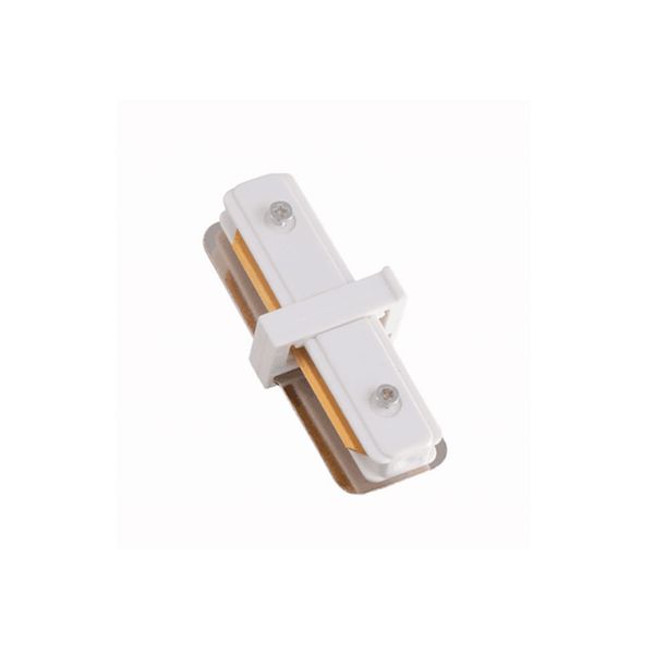 Conector reto para trilho eletrificado branco Quality