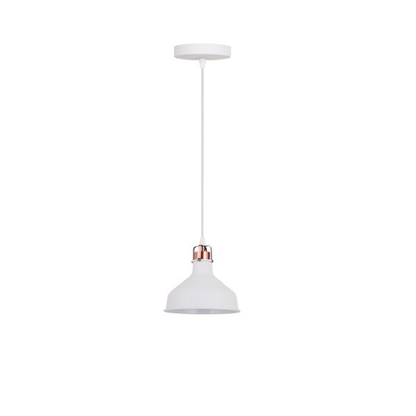 Pendente de metal cabo ajustável de 150cm branco Quality