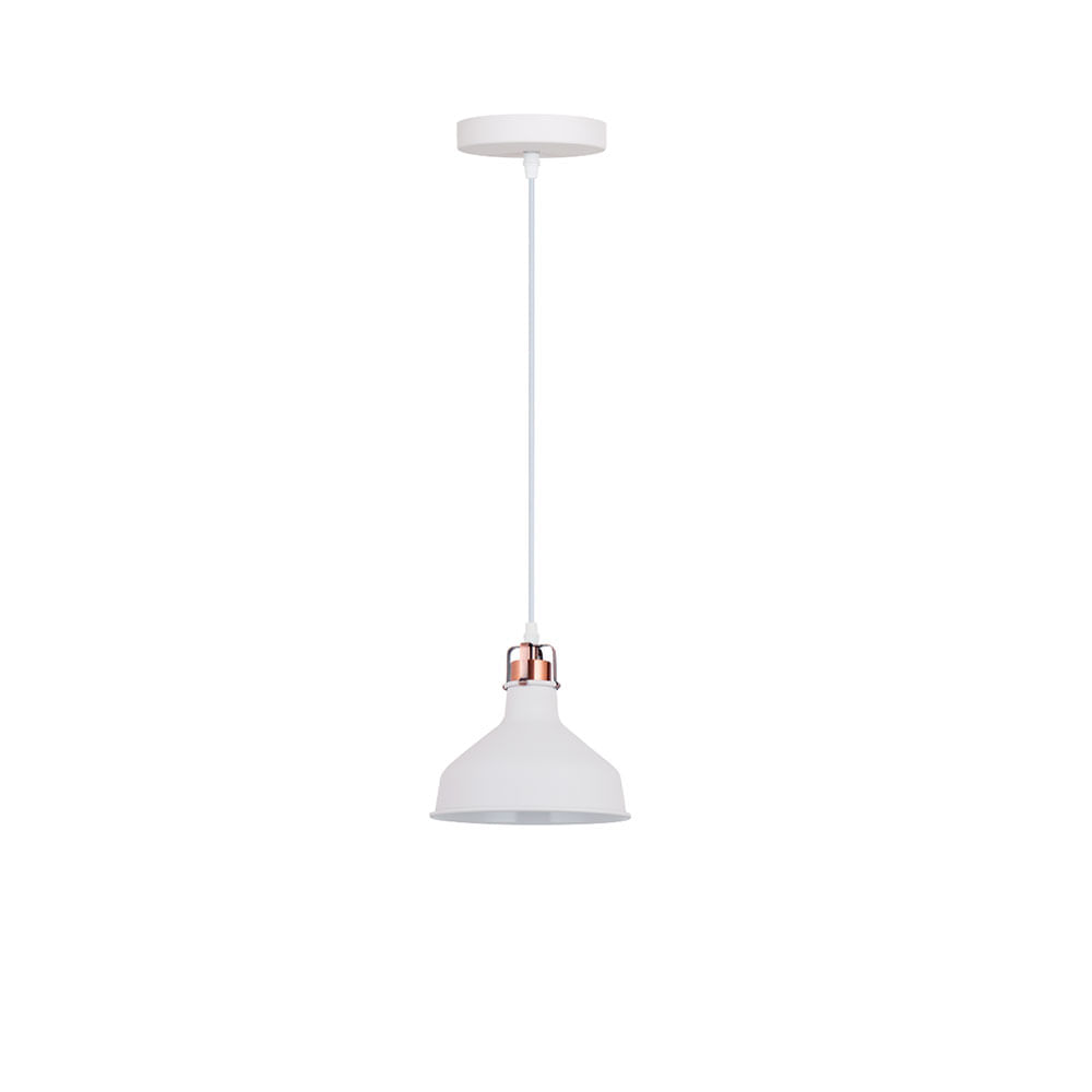 Pendente de metal cabo ajustável de 150cm branco Quality (7899632204480)