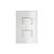 Conjunto montado de 2 interruptores simples 10A 250V branco Lunare Schneider
