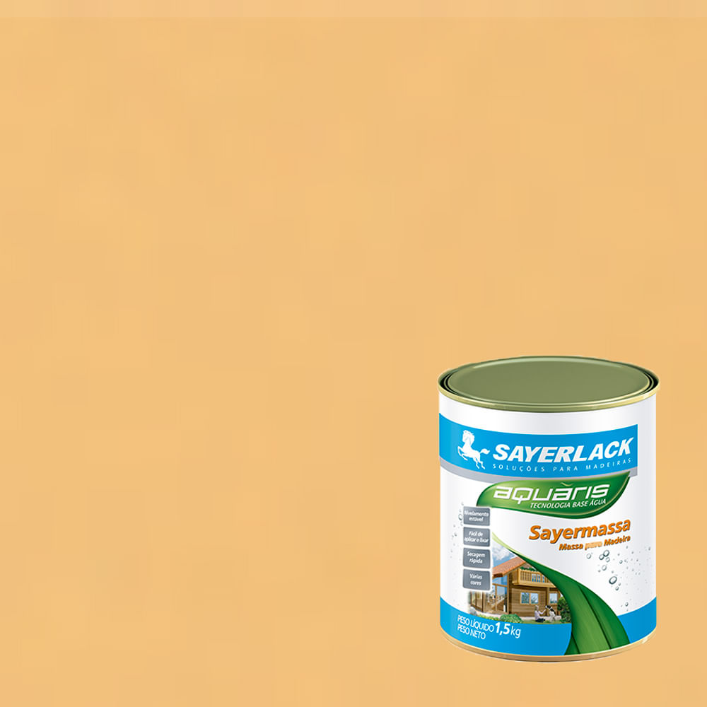 Passo a passo para usar massa para madeira 4 Massa para madeira Cerejeira 900ml Sayerlack