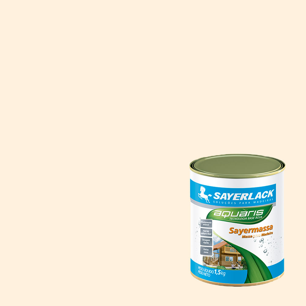 Passo a passo para usar massa para madeira 2 Massa para madeira Pinus 900ml Sayerlack