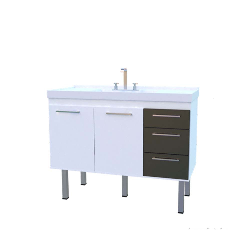 Saiba como escolher o modelo ideal de geladeira 12 Gabinete de cozinha Hamal 2071 53x114cm branco e preto Cerocha