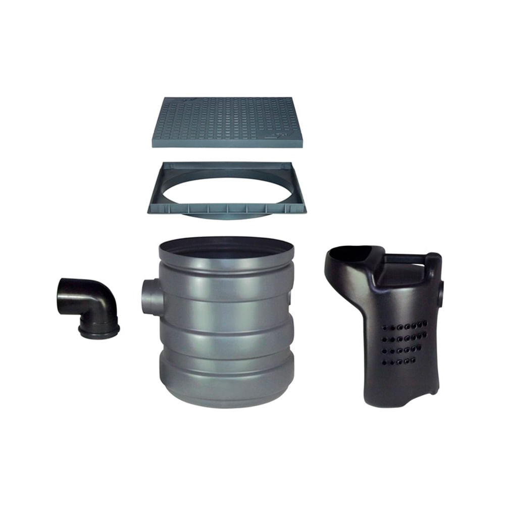 Saiba o que avaliar no momento de comprar ralos e caixas de gordura 12 Caixa de gordura com tampa e cesto 44x40cm polipropileno Odem