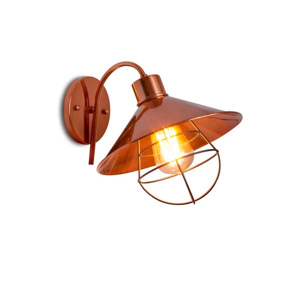 Arandela E27 cobre Bronx Spot Line