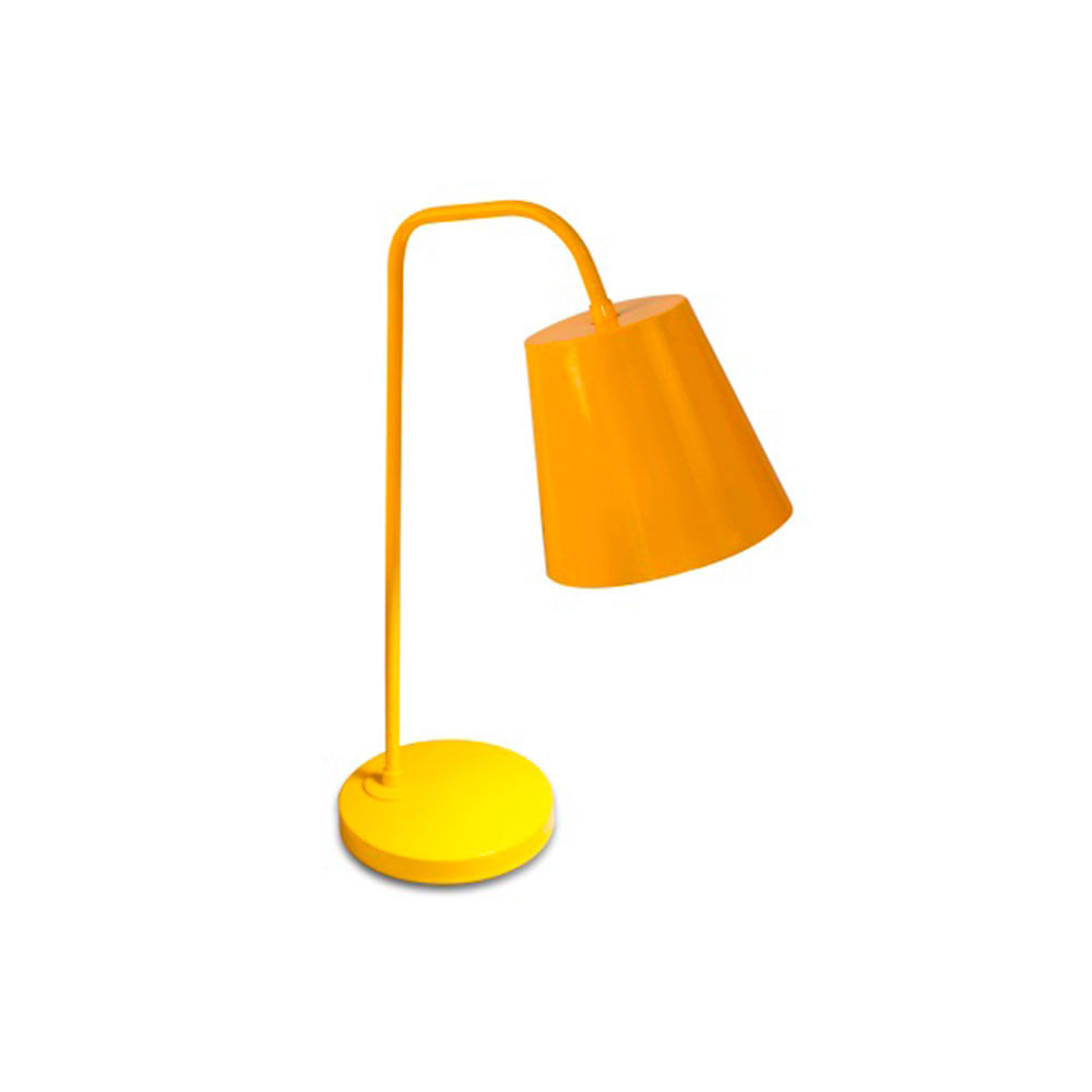 Confira tudo sobre as luminárias da Coleção Casulo 15 Luminaria de mesa E27 amarelo Denver Spot Line