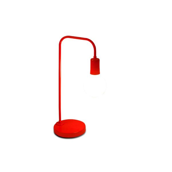 Luminária de mesa E27 vermelho Dix Spot Line