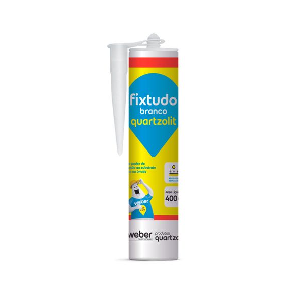 Fixtudo 400g branco Quartzolit