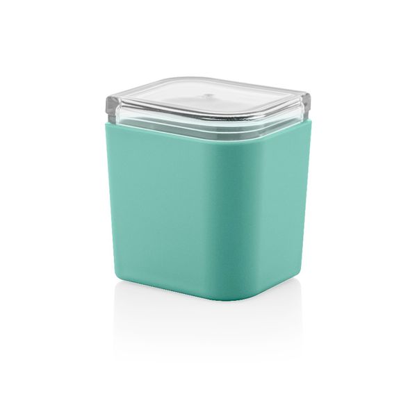 Porta algodão de bancada verde menta Petala Ou
