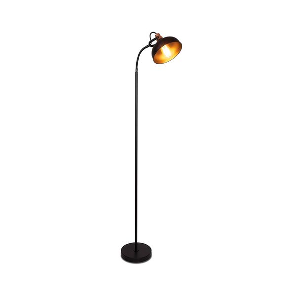 Coluna E27 preto e cobre Oxford Spot Line