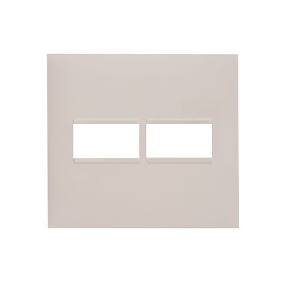 Placa 4x4 1 1 posto branca Pial Plus + Placa 4x4 1 1 posto branca Pial Plus