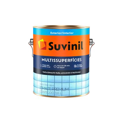 Tinta Para Rejunte De Azulejo Suvinil Tinta Para Banheiro E Cozinha Acetinada 3 6 Litros Branco Suvinil