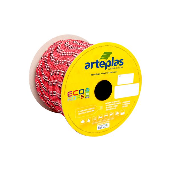 Corda multiuso vermelha sortida Eco Rope Arteplás (vendida por metro linear)