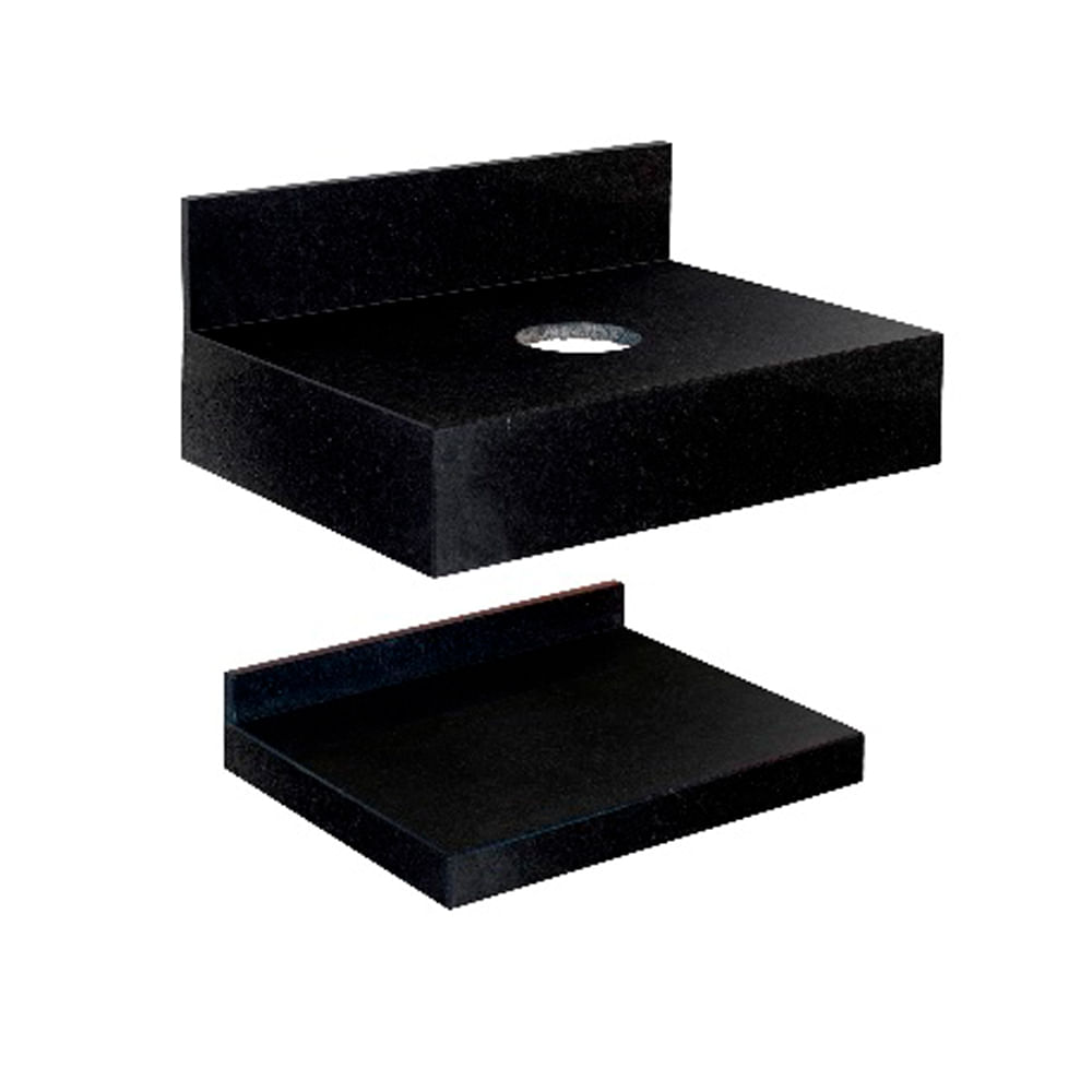 Como calcular a altura correta da bancada de cozinha 10 Bancada de granito Florenca 60cm preto Sao Gabriel Venturini 1608509