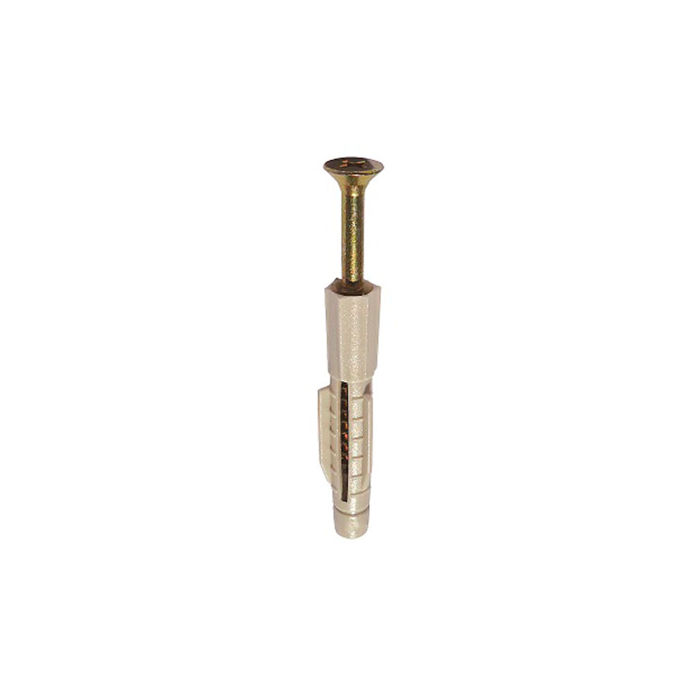 Parafuso Para Aglomerado Bicromatizado Cabeça Chata Phillips 6.0 mm X 90 mm Fixtil Parafuso para aglomerado phillips Fixtil com bucha anel para oco e drywall 6mm 10 unidades