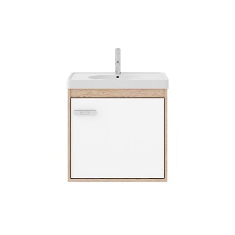 Inspire-se nos móveis planejados para banheiro 4 Gabinete de banheiro Cerocha com lavatorio 40cm berlin e branco Capella 1615769