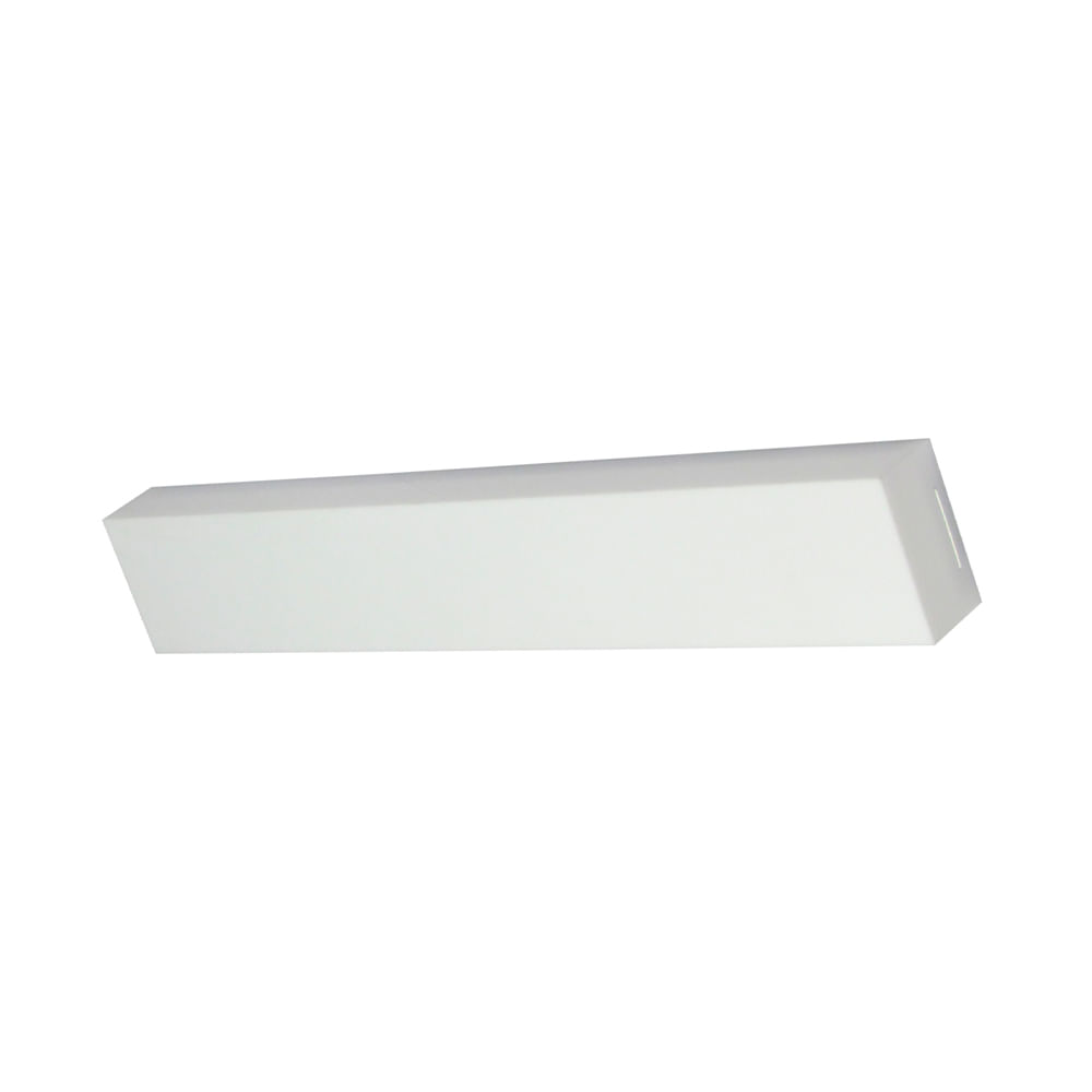 Confira tudo sobre as luminárias da Coleção Casulo 14 Luminaria de sobrepor LED Tualux 125x10cm 36W bivolt 6500K branca Valencia 1616536