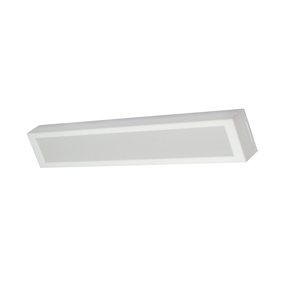 Veja como iluminar sanca de gesso 15 Luminaria de sobrepor LED Tualux 65x10cm 18W bivolt 6500K branca Londres 1616544
