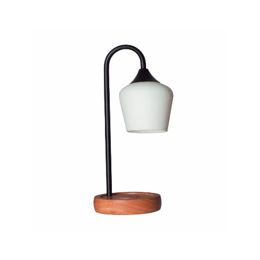 Decore seu quarto com abajur: dicas e inspirações 14 Abajur Taschibra E27 autovolt 7W leitoso Flam Vetro 1617460