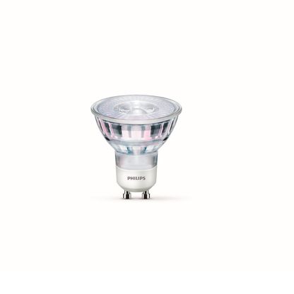 Spot LED Philips direcional dimerizável GU10 127V 4.5W 2700K amarela 350lm