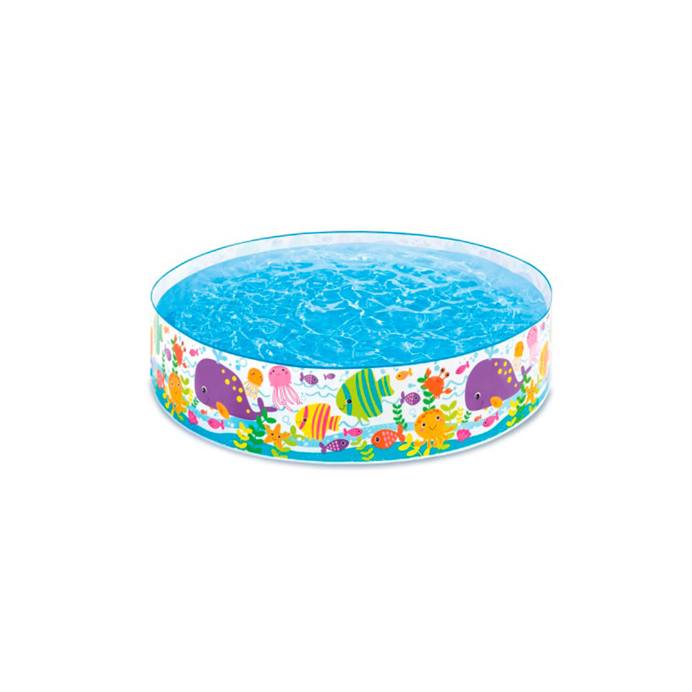 Piscina sempre nova: confira 5 tipos de revestimento para piscina em alvenaria 15 Piscina Intex PVC 958L Snapset Oceano 1630512