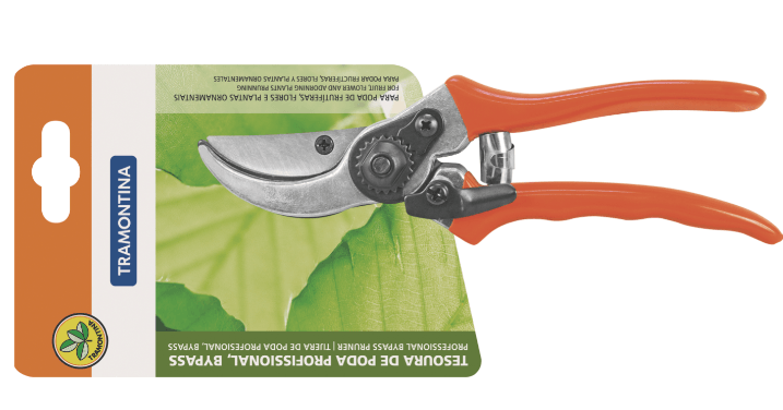 Inspirações para decoração de apartamento pequeno com plantas 10 Tesoura de Poda Tramontina Profissional com Lamina Metalica e Cabo Revestido Plastico 1626523