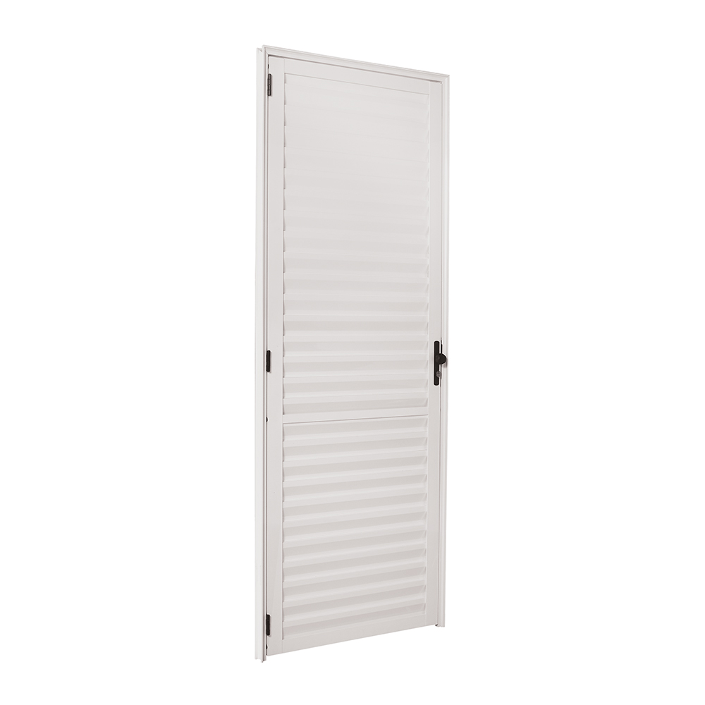 Veja como instalar mola aérea em portas 2 Porta Palheta Lado de Abertura Esquerdo de Aluminio Ecosul Esquadrisul Alt 210Cm X Comp 080Cm Aluminio Branco 1641220