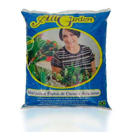 Aprenda a harmonizar sua casa com plantas 10 Turfa Para Cactos E Suculentas All Garden 2kg 1619756