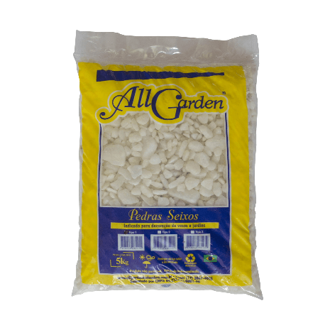 Pedras de Revestimento Exterior: 7 modelos para inspirar você 30 Pedras Seixos All Garden Tipo 3 5kg 1619829