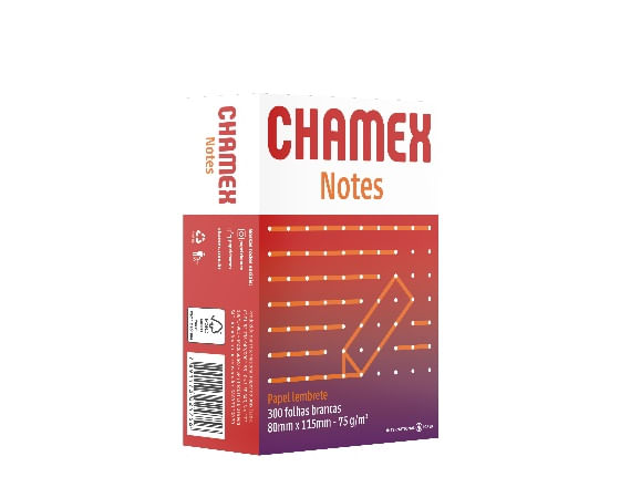 Bloco de Recado Chamex Notes c/300 fls