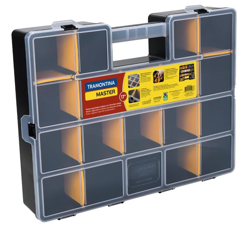 Saiba como organizar as ferramentas para facilitar sua rotina 7 Maleta Organizadora Plastica 17 Tramontina 1576127